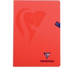 Clairefontaine Mimesys Heft für A4, 80 Seiten, Umschlag aus PP, 10 mm kariert, sortierte Farben