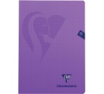 Clairefontaine Mimesys Heft für A4, 80 Seiten, Umschlag aus PP, 10 mm kariert, sortierte Farben