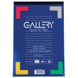 Gallery schrijfblok, ft A4, gelijnd, blok van 100 vel