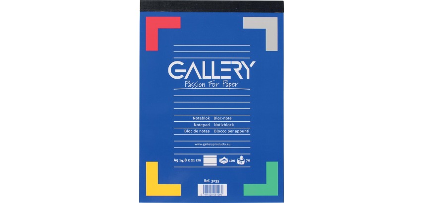 Galerie Notizblock, A5, liniert