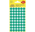 Avery 3143 round label 12mm green 270 labels