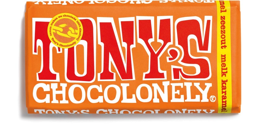 Tony's Chocolonely Milk Chocolate Caramel Sea Salt Bar 180g