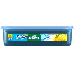 Swiffer Wet Floor Cloth Refills Lemon, pack of 24 pieces