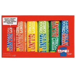 Barre chocolatée Tony’s Chocolonely Dégustation 6 barres 47/50g