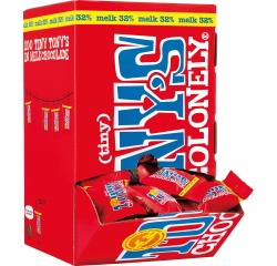 Chocolat Tony's Chocolonely Tiny lait boîte 100 pièces