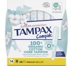 Tampax Cotton Regular tampons, pack of 14 pieces