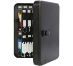 Sleutelkast met combinatieslot, voor 48 sleutels, zwart