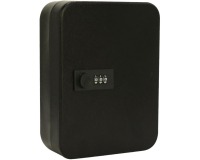 Armoire à clés avec serrure à combinaison, pour 48 clés, noir