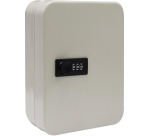 Armoire à clés avec serrure à combinaison, pour 48 clés, blanc