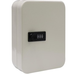 Armoire à clés avec serrure à combinaison, pour 48 clés, blanc
