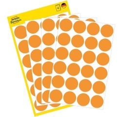DE_ETIQ RONDE D18MM 96P OR CL