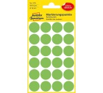 Etiquette Avery 3174 ronde 18mm vert 96 étiquettes