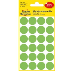 EN_ETIQ RONDE D18MM 96P VERT CL