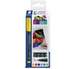 Staedtler Lumocoler 317, marqueur OHP, permanent, 1,0 mm, étui de 6 pièces en couleurs assorties