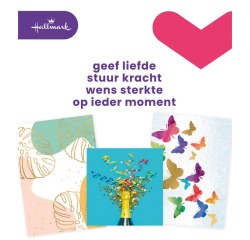 Carte de voeux Hallmark recharge cartes sans texte 8 cartes