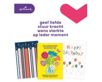 Carte de voeux Hallmark recharge 'Verjaardag' 12 cartes