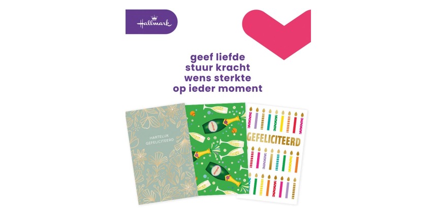 Wenskaart Hallmark Business Box verjaardag navulset à 6 stuks