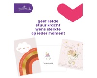 Wenskaart Hallmark navulset geboorte dochter 6 kaarten