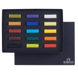 Rembrandt pastel douce, set de 15 demi pastels