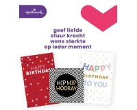 Cartes de voeux Hallmark recharge 'Birthday' 6 cartes