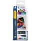Staedtler Lumocoler 318, marqueur OHP, permanent, 0,6 mm, étui de 6 pièces en couleurs assorties