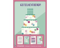Hallmark cartes de souhaits, félicitations (NL), blister de 8 pièces