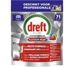 Dreft Pro Platinum Plus tablettes pour lave-vaisselle, Regular, paquet de 71 capsules
