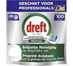 Dreft Pro Original tablettes pour lave-vaisselle, Regular, paquet de 100 capsules