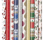 Papier cadeau Noël Präsenta, 70 cm x 2 m, couleurs assorties