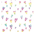 Rainbow wrapping paper, 70 cm x 1.5 m, 4 different patterns