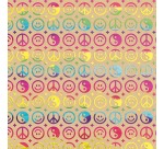 Rainbow wrapping paper, 70 cm x 1.5 m, 4 different patterns