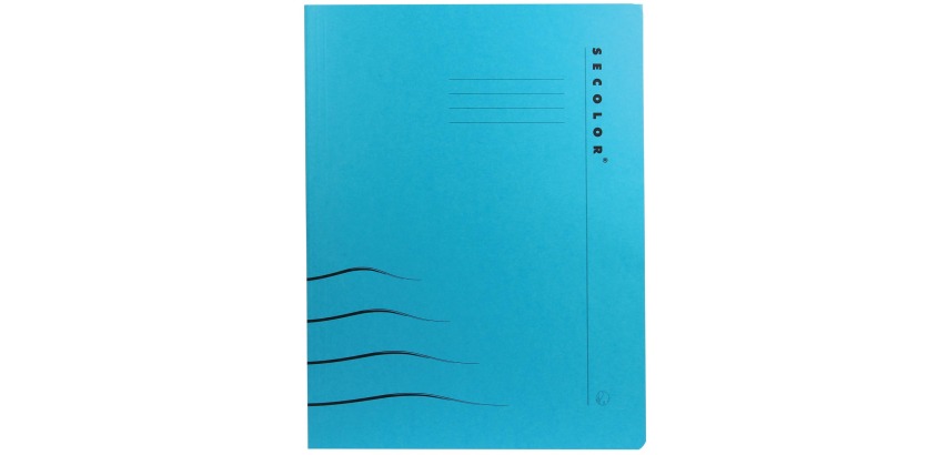 Jalema Folder with Secolor Clip for A4 (31 x 25/23 cm), Blue