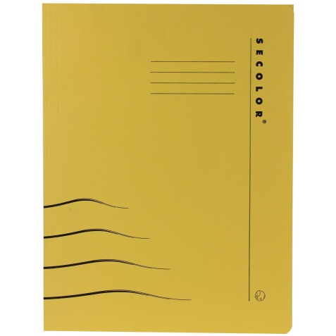 Jalema Chemise avec clip Secolor pour ft A4 (31 x 25/23 cm), jaune