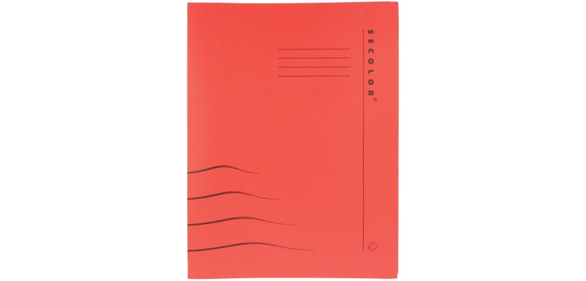 Jalema Folder with Secolor Clip for A4 (31 x 25/23 cm), red