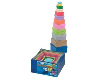 EN_JEU 12X BOITE DECO CARREE ASS.