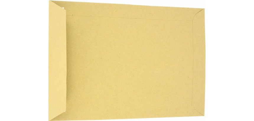 Envelopes, ft 162 x 229 mm with adhesive strip, in 90 g kraft paper, brown, box of 500 pieces