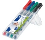 Feutre Staedtler Lumocolor 311 non permanent S 4 pièces assorti