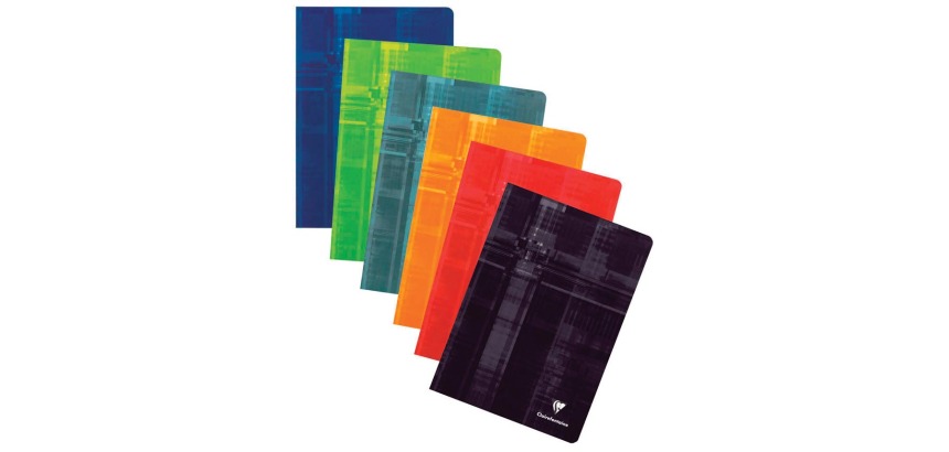 Clairefontaine-Heft A4 kariert 10x10mm 80 Seiten 90g sortiert