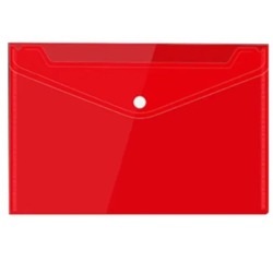 Pochette documents, A5, ft 240 x 161 mm, rouge