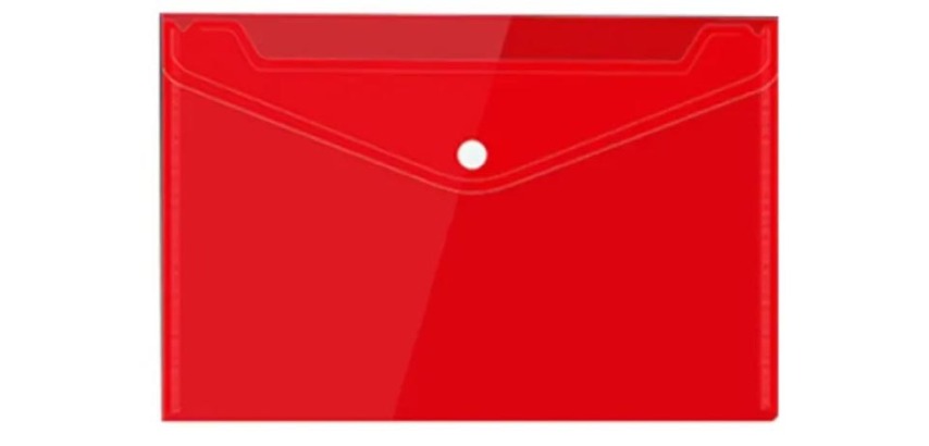 Documentenmap, A5, ft 240 x 161 mm, rood