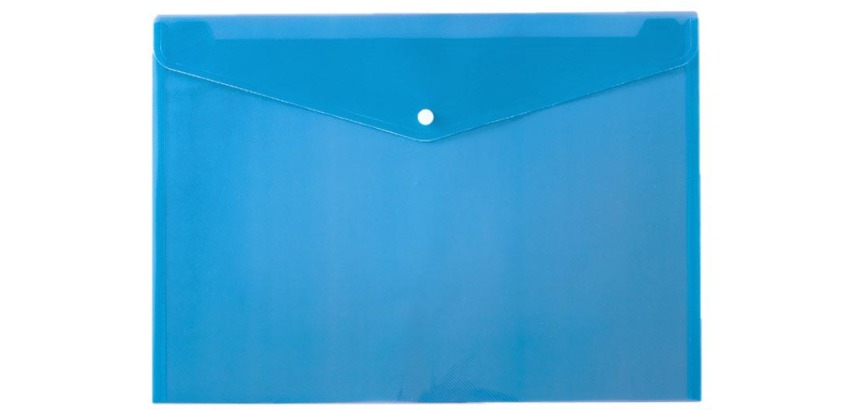 Document pouch, A5, 240 x 161 mm, blue