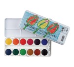 Talens aquarelle, boîte de 12 godets