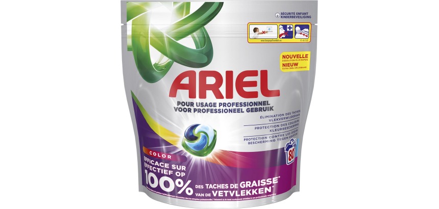 Ariel Pro Pods capsules de lessive, Color, paquet de 80 pièces