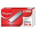 Maped agrafes 24/6, boîte de 1.000 agrafes