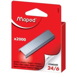 Maped nietjes 24/6, doos van 2.000 nietjes