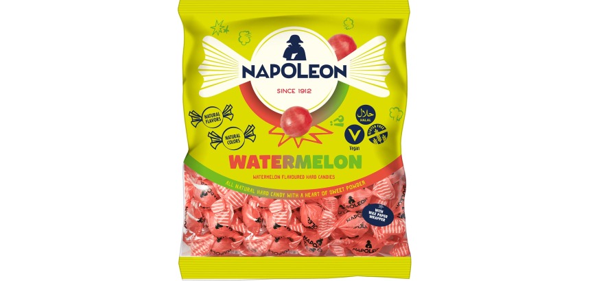 Napoleon watermelon candies, 1 kg bag