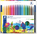 Staedtler Viltstift Noris 326, 20 feutres en pochette étui cartonné