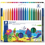 Staedtler Viltstift Noris 326, 20 stiften in een kartonnen etui