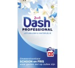 Dash Professional 2 en 1 Formula Fleurs de Lotus & Lily lessive en poudre, boîte de 6,6 kg, 120 doses