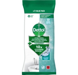 Dettol Antibacterial Multi-Surface Wipes Ocean Freshness 72 pieces